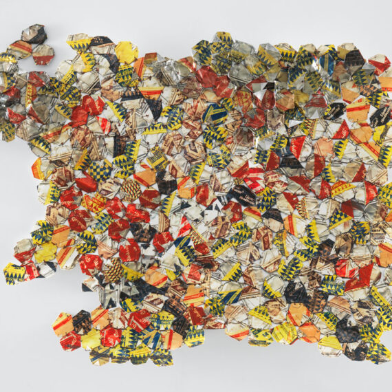 El Anatsui - Black and Silver