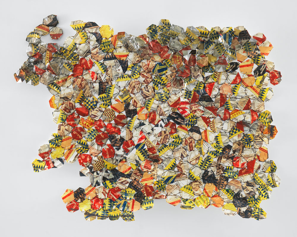 El Anatsui - Black and Silver