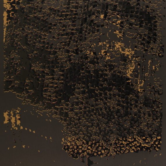 El Anatsui: "Untitled [Copper Edge with Pearl]"