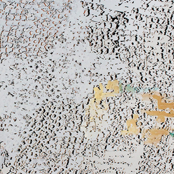 El Anatsui: "Untitled [Gold with Gold line]"