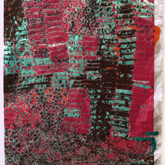 El Anatsui: "Untitled (with Red)"