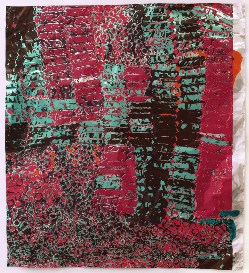 El Anatsui: "Untitled (with Red)"