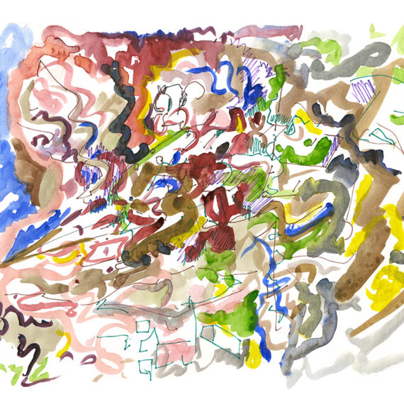 Larry Poons: "Paw Up"